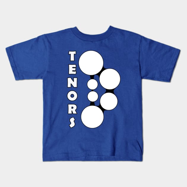 Tenor Drums with Letters Kids T-Shirt by Jeremy Lee Designs